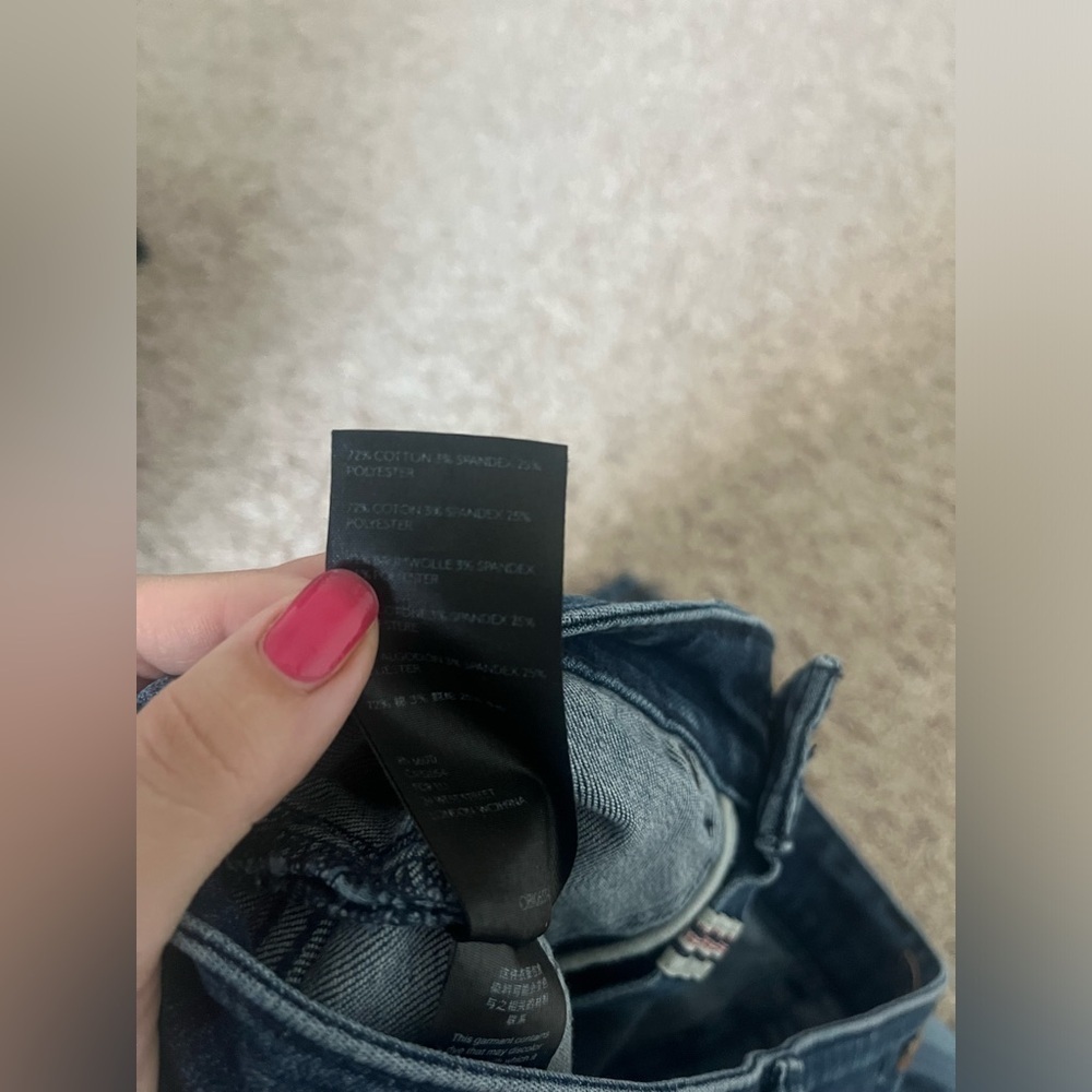 Anthropologie Pilcro High-Rise Moto Denim Leggings - Picture 15 of 16